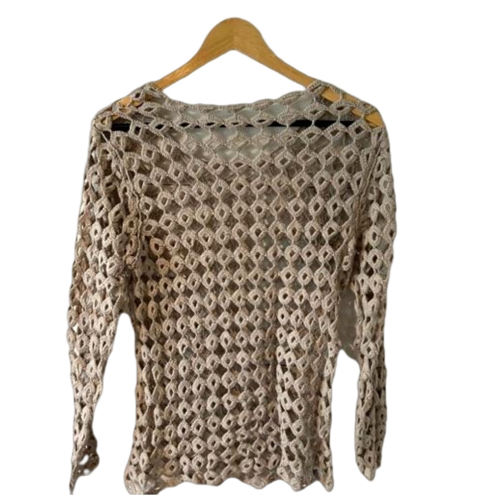 Women’s Creme crochet top